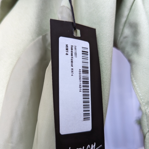 NWT Nasty Gal Mint Sleeveless Waistcoat - Picture 8 of 8